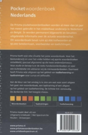 Prisma pocketwoordenboek Nederlands