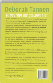 Tannen, Deborah ; Je Begrijpt Me Gewoon Niet