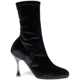 *PD-Boot-001-Black Velvet-70mm