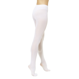*IM-0866-Maillot met voet-PolyLycra (White)