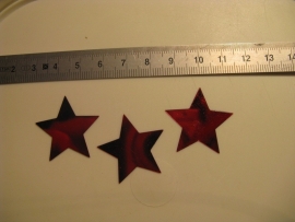 Rode ster, 10 stuks