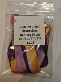 Zijdelint 7 mm - 4 x 90 cm