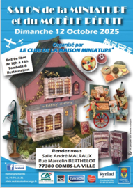 Zondag 12 oktober - Salon de la Miniature in Combs de Ville (Parijs)