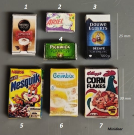 Koffie, thee, ontbijtgranen