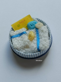 Babymandje - blauw