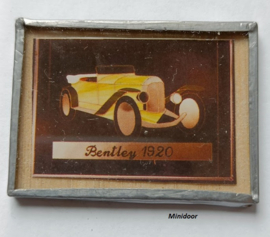 Schilderijtje "Oude Auto" (glas in lood)