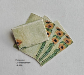 Postpapier 'Zonnebloem'