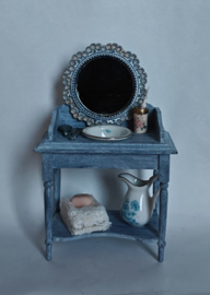 Toiletmeubel in blauw
