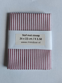 stof met streepmotief