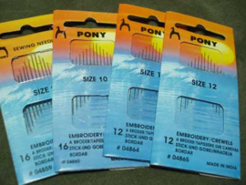 Pony Needles - size 12