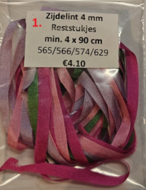 Zijdelint 4 mm - 4 x 90 cm