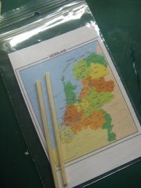 Landkaart van Nederland (zelf maken)