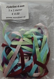 Zijdelint 4 mm - mix II