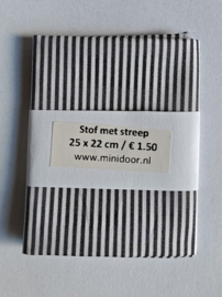 stof met streepmotief
