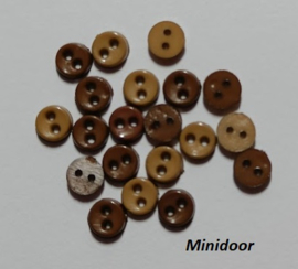 Knoopje ø 3 mm - Round Brown