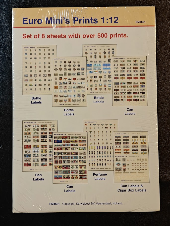 Print: Labels 1:12