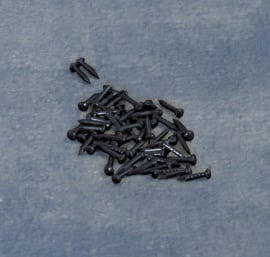 Spijkertjes 6 mm - zwart