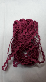 Zigzagband 2 mm - 3m oud roze