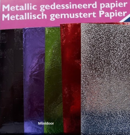 5 velletjes metaal papier