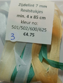 Zijdelint 7 mm - 4 x 85 cm