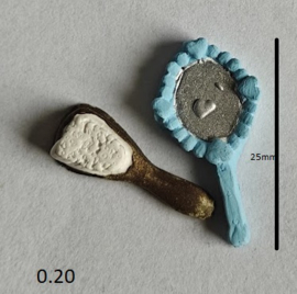 Borstel en Handspiegel