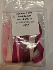 Zijdelint 7 mm - 4 x 90 cm