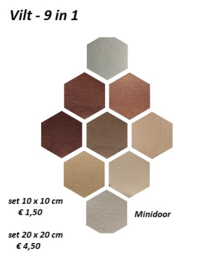 Vilt  - 9 in 1 - Bruintinten