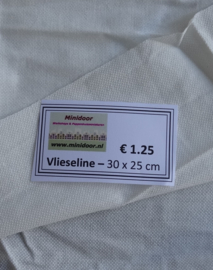Vlieseline - strijk (off-white)
