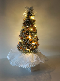 Kerstboom (versierd, met licht)