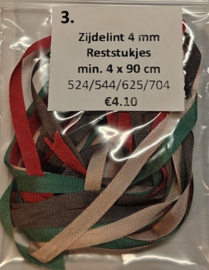 Zijdelint 4 mm - 4 x 90 cm