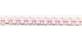 Pompomband 7 mm - Roze