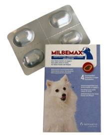 Milbemax kauwtabletten ontworming voor kleine hond/pup