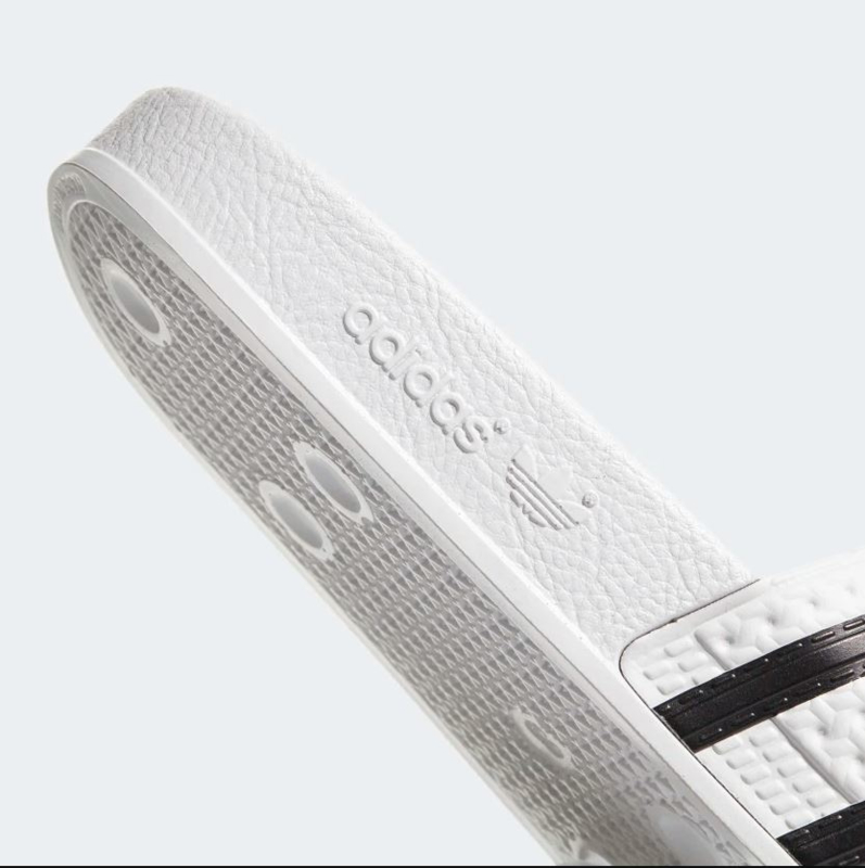 adidas slippers wit
