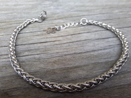 Stainless steel armbandje schakel 19