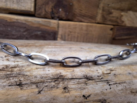 Stainless steel armband grof 12