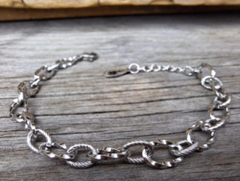 Stainless steel armband grof 14