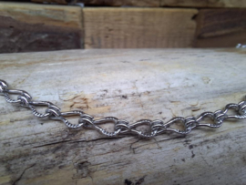 Stainless steel armbandje schakel 17