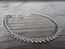 Stainless steel armband grof 17