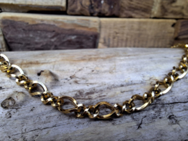 Stainless steel armband grof 1