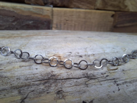 Stainless steel armbandje schakel 18