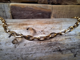 Stainless steel armband schakel 10