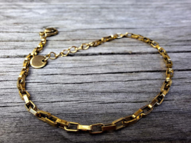 Stainless steel armband fijn 13