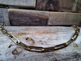 Stainless steel armband grof 10