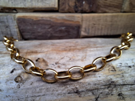 Stainless steel armband grof 16