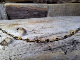 Stainless steel armband fijn 17