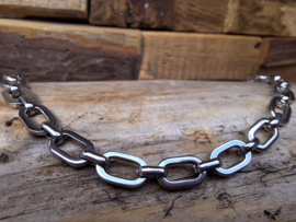 Stainless steel armband grof 9