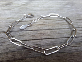 Stainless steel armband grof 18
