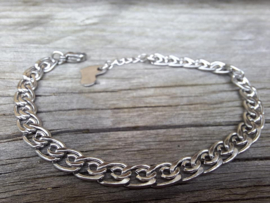 Stainless steel armband grof 16