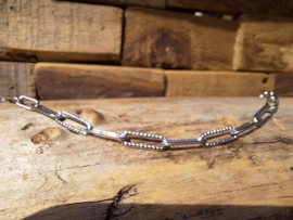 Stainless steel armband grof 2