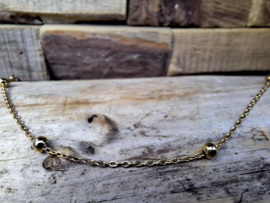 Stainless steel armband fijn 25
